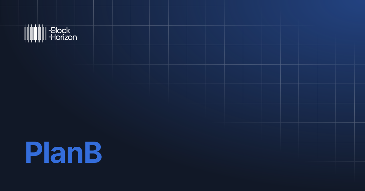 PlanB | www.blockhorizon.io